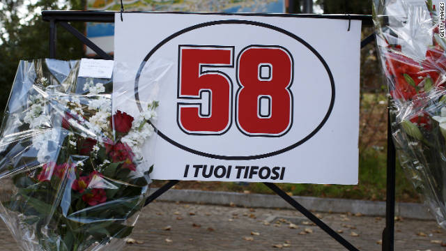 Tributes pour in for Simoncelli 