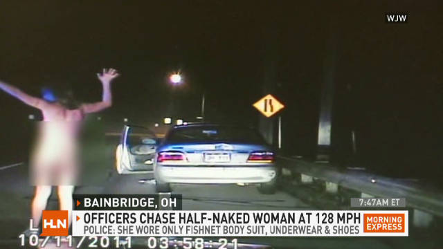 Cops Chase Nearly Naked Woman Cnn Video