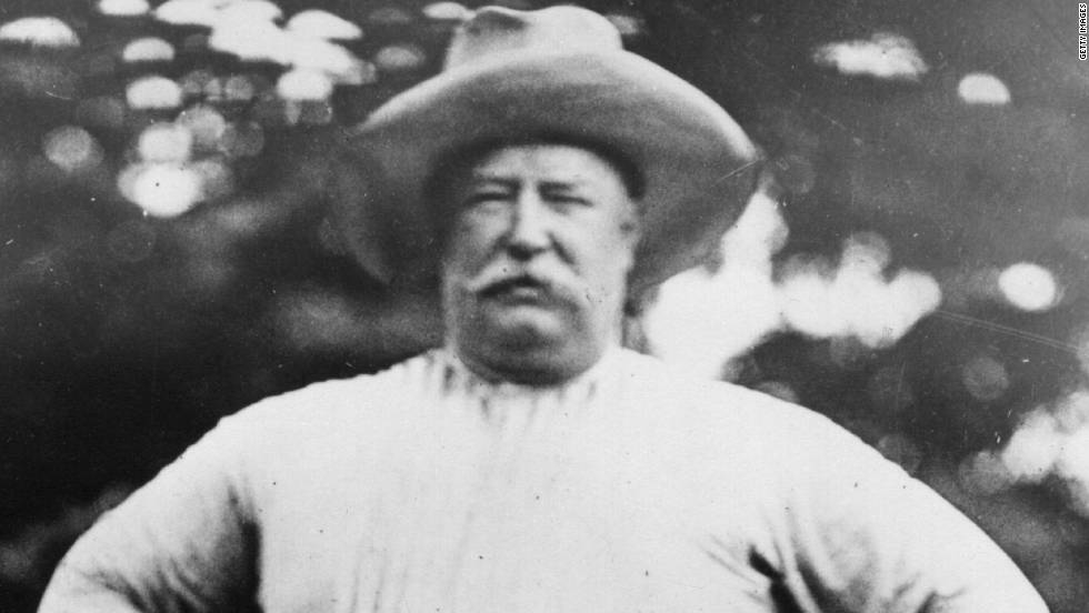 William Taft was the the first president to openly admit to his love of golf, which had previously been depicted as a sport for the rich.