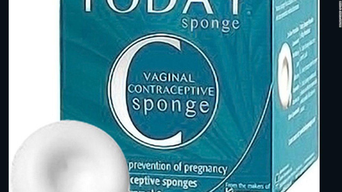 Introduced in 1983, the Today Sponge was pulled from the market after fears of toxic shock but returned in 2005 following design changes. The sponge contains spermicide and can be inserted into the vagina before sex, like a diaphragm, to prevent pregnancy. 