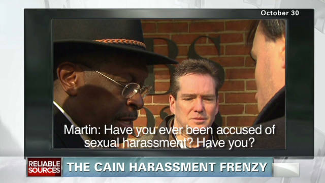 The Cain harassment story frenzy