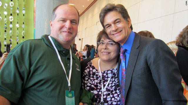 Patti and Cliff Roberts met Dr. Mehmet Oz at O Magazine&#39;s O You! conference in Atlanta.
