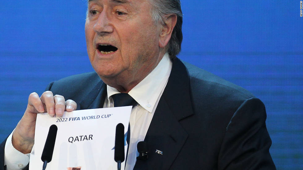 In December 2010, Blatter was heavily criticized for suggesting gay football fans should &quot;refrain from sexual activity&quot; if they wished to attend the 2022 World Cup in Qatar, where homosexuality is illegal. Blatter later apologized and said it had not been his intention to offend or discriminate.