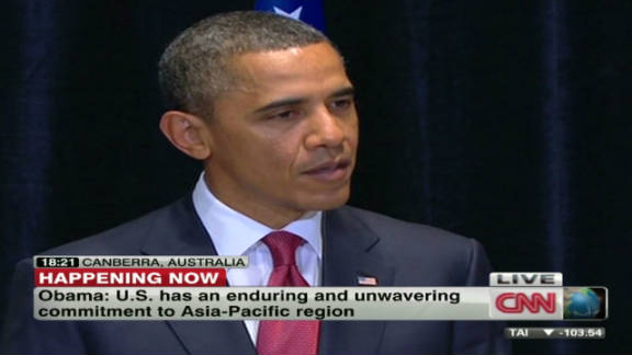 Obama Pledges U S Military Power In Pacific Cnn