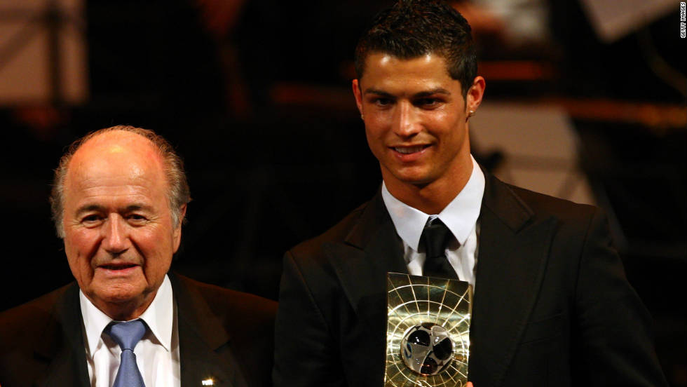 In 2008 Blatter was ridiculed after defending the desire of Manchester United&#39;s highly-paid star Cristiano Ronaldo to join Real Madrid. He said: &quot;I think in football there&#39;s too much modern slavery in transferring players or buying players here and there, and putting them somewhere.&quot; In 2013 he had to apologize to Ronaldo after a bizarre impersonation of the Madrid star.