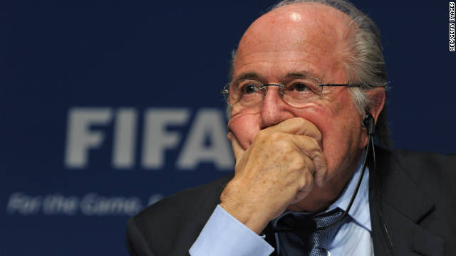 FIFA President Sepp Blatter pictured at a press conference in October.