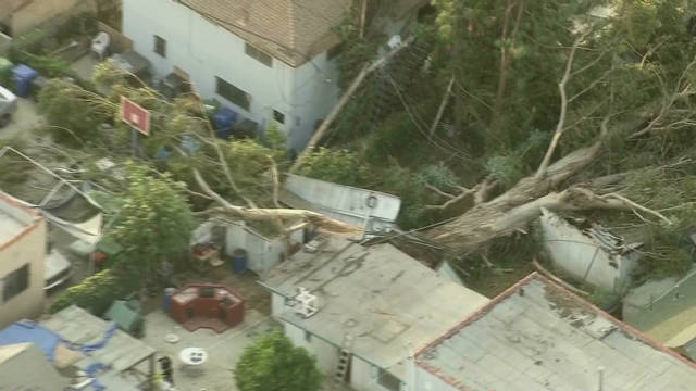 Santa Ana winds whip across West