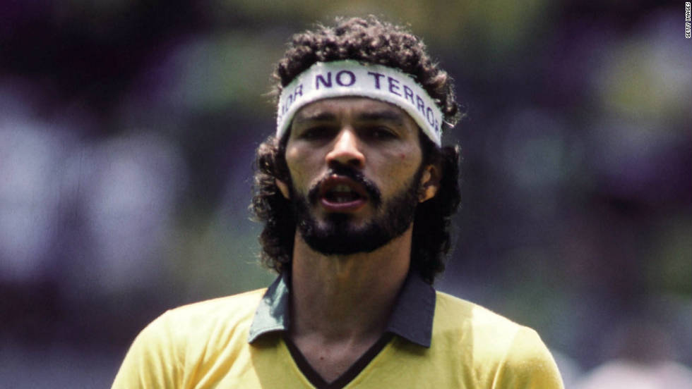 &lt;strong&gt;Brazil&#39;s 1982 World Cup team: &lt;/strong&gt;Socrates played 60 times for Brazil and captained his country in Spain during the 82 tournament. The Corinthians star was also a medical doctor, earning him the nickname &quot;Dr. Socrates.&quot; He was known for being a heavy smoker during his playing day and died at the age 57 in 2011. &quot;Football as we know it died that day,&quot; he would later say of Brazil&#39;s loss to Italy. 