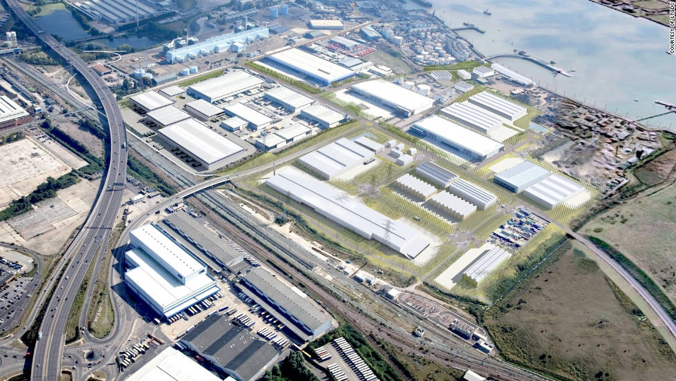 Based on a 25-hectare site in east London, the London Sustainable Industries Park -- as depicted in this CGI image -- hopes to lay the foundations for a cleaner and profitable future for businesses and residents of Dagenham. 