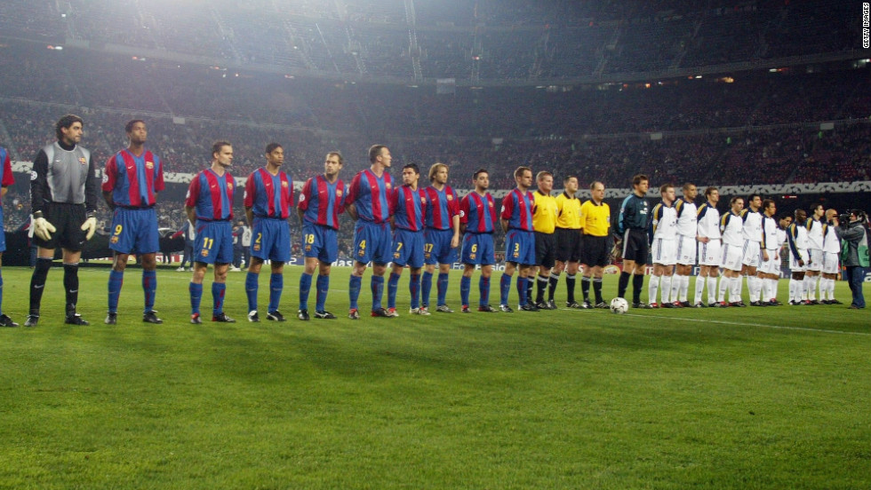 Reigning European Champions League faced Bayer Leverkusen in the second group stage of the 2002/03 competition, emerging victorious from both matches.