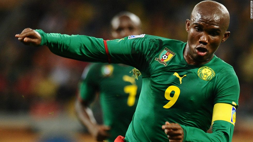 Cameroon Name Set ´04 Away Shirt ANY NAME/NUMBER Football Eto'o Africa Nations 