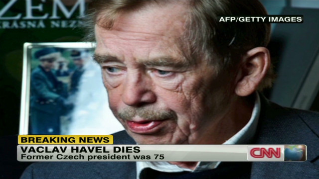 Former Czech President Vaclav Havel dies