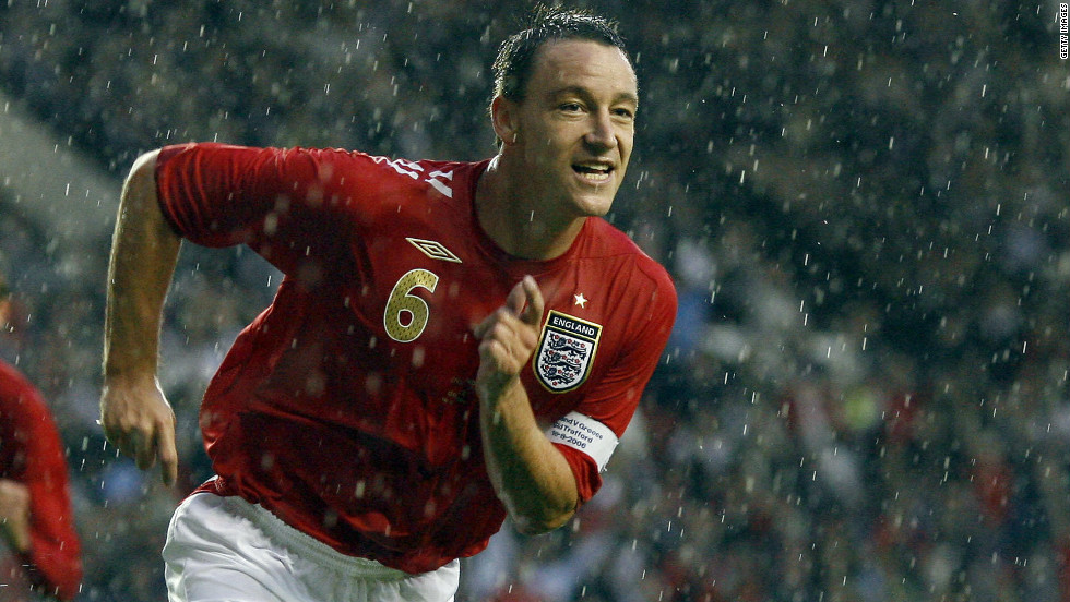 Terry&#39;s international profile continued to grow and he was named England captain by new manager Steve McClaren in 2006. He scored the opening goal in his first match as skipper, a 4-0 victory over Greece.