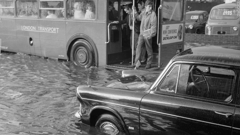 Before London authorities built the Thames barrier, the city was prone to floods in times of high tide, as illustrated in this scene from 1963. But, according to Dr Doug Crawford-Brown, executive director at Cambridge University&#39;s Centre for Climate Mitigation Research, England&#39;s capital may face a return to its deluged days, if extreme rainfall patterns overwhelm current drainage systems.