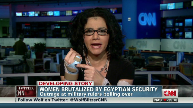 Blue Bra Girl Rallies Egypts Women Vs Oppression Cnn