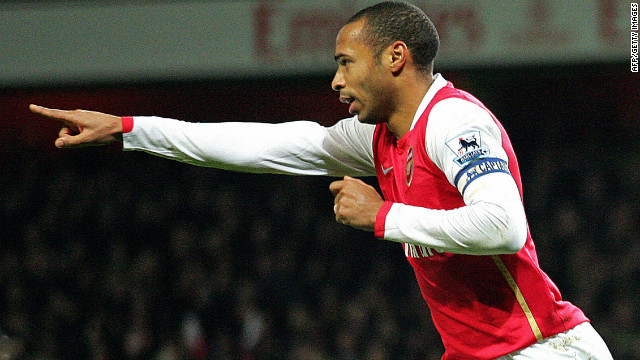 Thierry Henry is Arsenal&#39;s all-time leading scorer with 226 goals for the club.