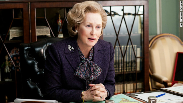 Meryl Streep plays Margaret Thatcher in the movie &quot;The Iron Lady.&quot;