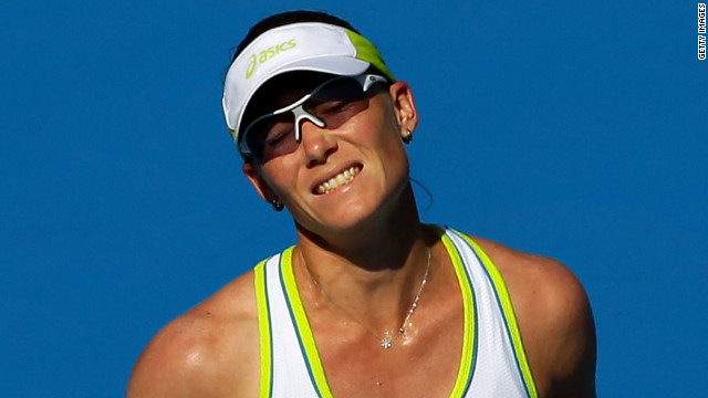 Beaten Stosur Feeling The Strain Of Australias High Hopes Cnn