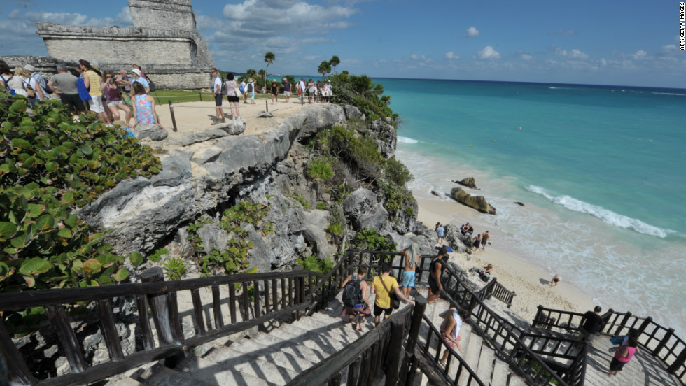 Today it is one of Mexico&#39;s most picturesque Maya sites, overlooking the blue-green waters of the Caribbean sea. 