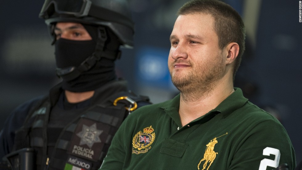 American-born Edgar Valdez Villareal, or &#39;La Barbie,&#39; of the Beltran Leyva drug cartel, was arrested in August 2010 in Mexico, and smiled as he was paraded in front of the press.