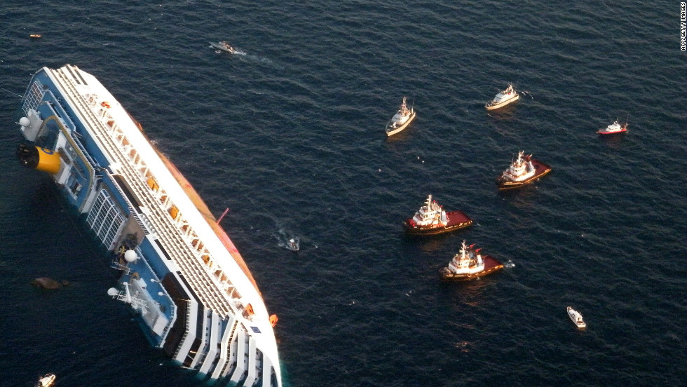 According to passengers' accounts on board the Costa Concordia, crew m...