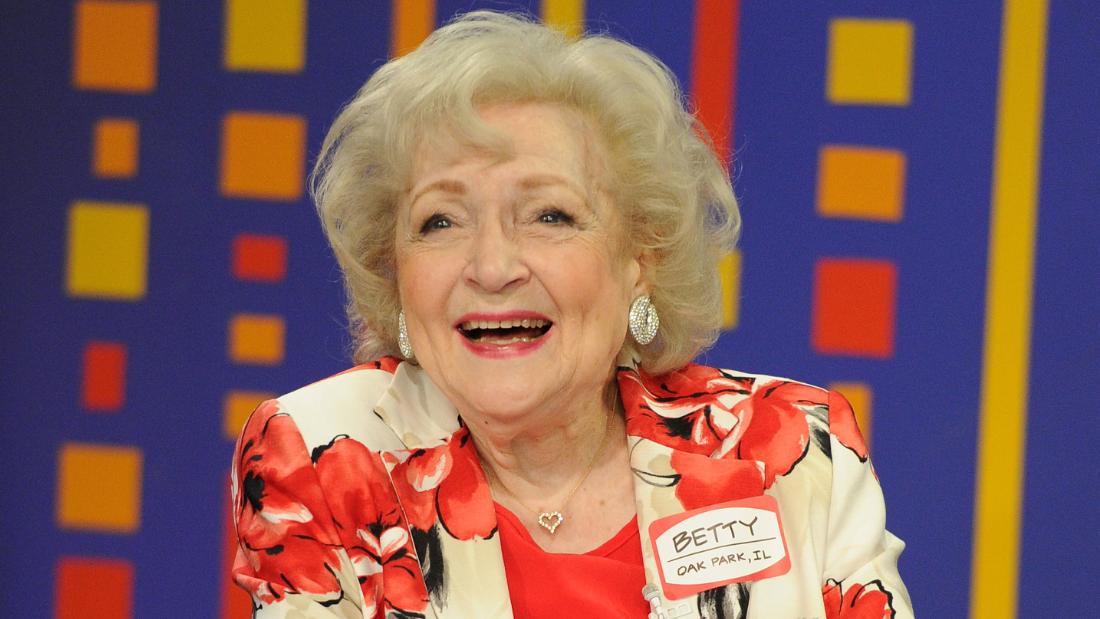 Betty White died of a stroke