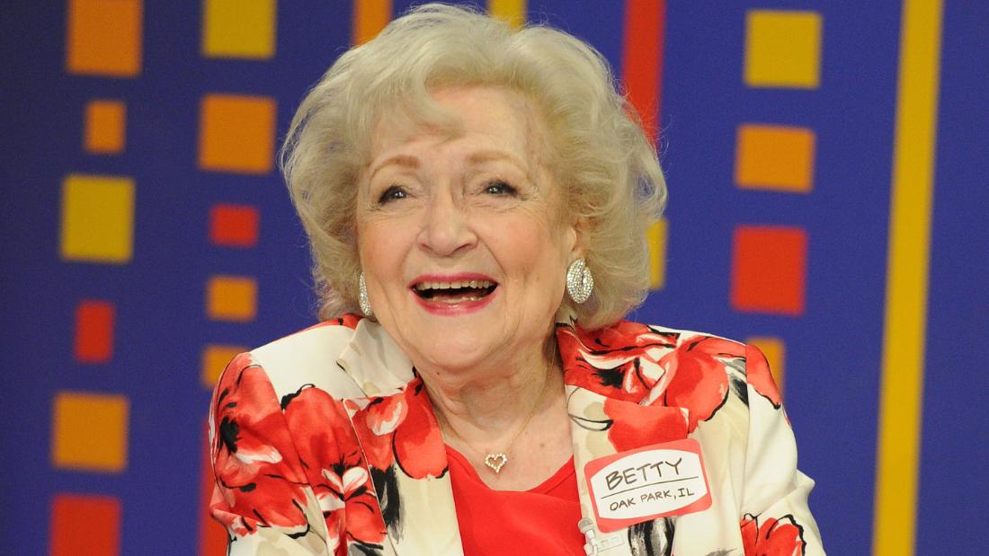 Betty White died of a stroke
