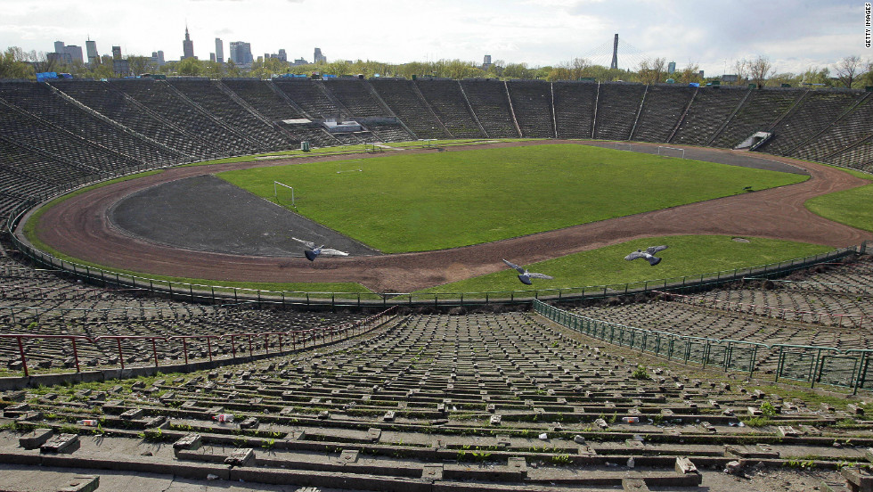 The new 50,000-seater arena is built on the site of the old 10th Anniversary stadium, which was opened in 1955 and welcomed Pope John Paul II in 1983.