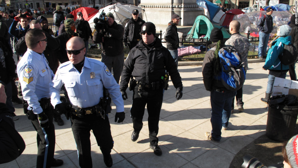 Protesters Vow To Stand Their Ground At Occupy Dc Camp Cnn 