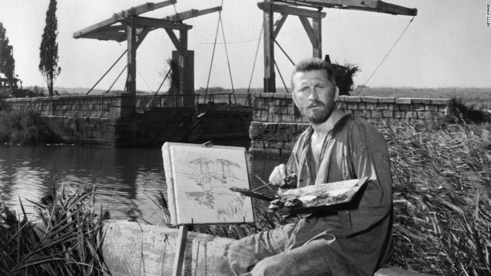Van Gogh, portrayed here by Kirk Douglas in the 1956 film &quot;Lust for Life,&quot; led a famously troubled life, struggling with poverty and mental illness before his eventual suicide in 1890.