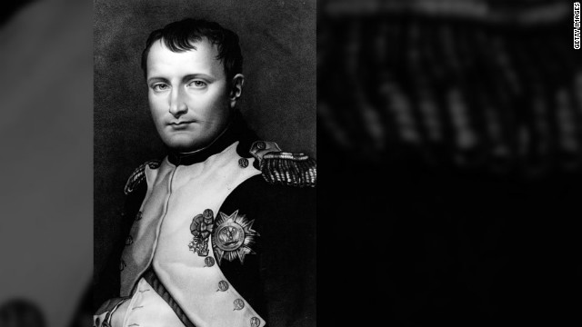 Napoleon Bonaparte wrote the letter after he was defeated and exiled to a British island to live under military guard.