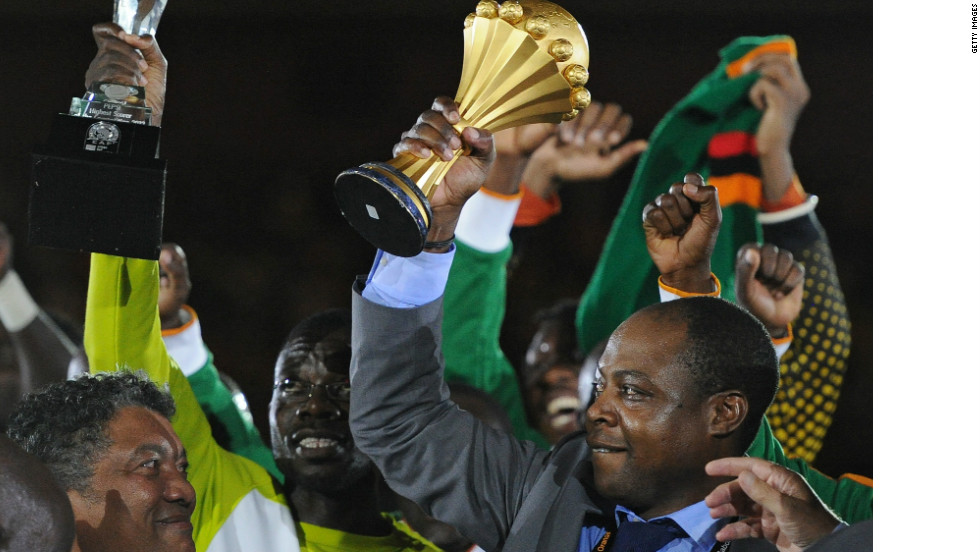 It was a poignant win for Zambia, who lost 18 members of their squad in a plane crash in Gabon in 1993. Kalusha Bwalya, the president of the Football Association of Zambia and one of the surviving members of the squad, was on hand to celebrate with the team.