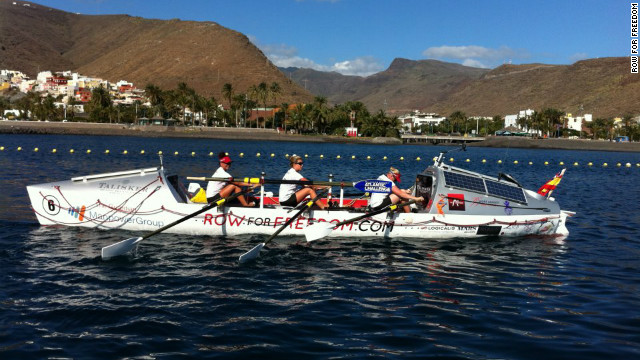 Naked Rowers Break Atlantic Record Cnn