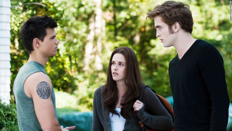 It&#39;s the problem we wish we had in high school: two gorgeous guys fighting for one girl&#39;s attention. Young adult books abound with love triangles, and the &quot;Twilight&quot; saga (with, from left, Taylor Lautner, Kristen Stewart and Robert Pattinson in the movie versions) was one of the first to start this ongoing trend. 