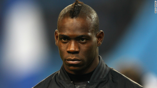 Italian striker Mario Balotelli joined Manchester City from Inter Milan in 2010.