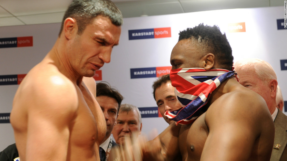 Chisora slapped Klitschko at the weigh-in ahead of their fight on Friday.
