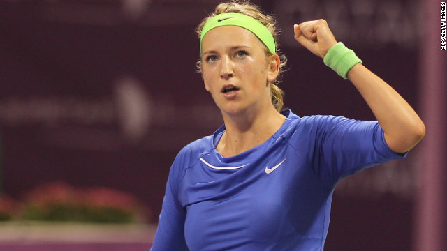 Victoria Azarenka took her third title of 2012 after beating Samantha Stosur at the Qatar Open in Doha.