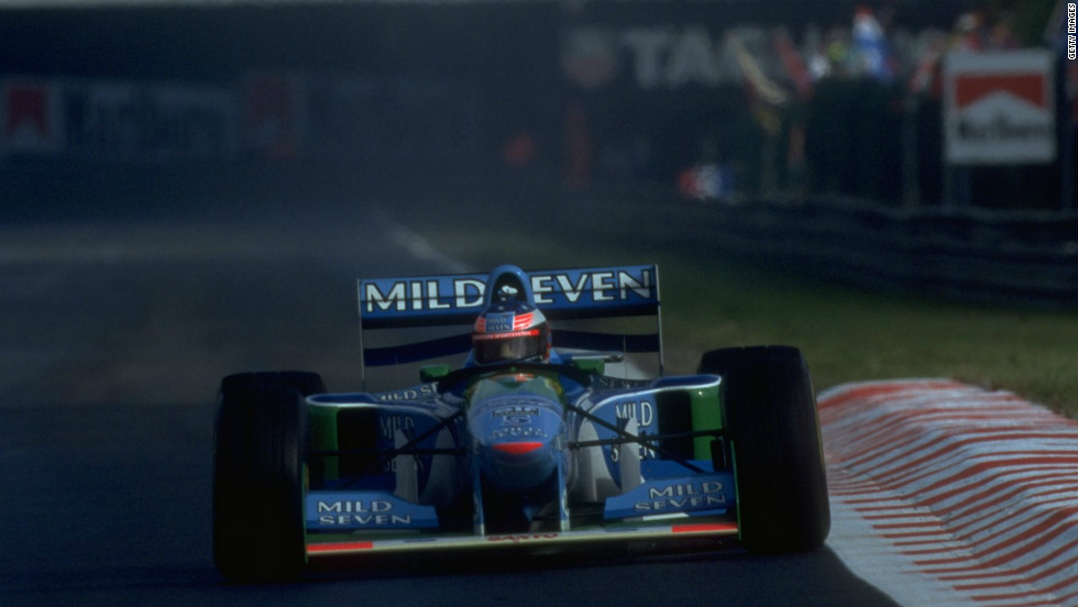 Schumacher became drivers&#39; champion for the first time at Benetton in 1994, before retaining his crown with the team in 1995.