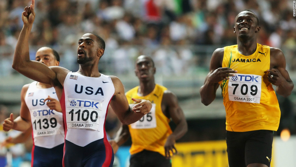 Gay will be hoping to repeat his performance at the 2007 IAAF World Athletic Championships in Osaka, Japan where he crossed the line first in the 200m ahead of Usain Bolt.