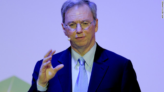 Google&#39;s Eric Schmidt told the Mobile World Congress that technology could be a great leveler.