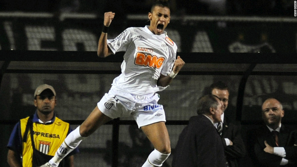 Neymar played a crucial role in Santos&#39; Copa Libertadores triumph in 2011. After a goalless first leg against Uruguayan side Penarol, Neymar scored and was named man of the match in Santos&#39; 2-1 second-leg win. It was the first time Santos had been crowned South American champions since the legendary Pele was playing for the team during the 1960s.