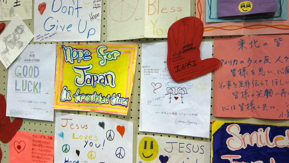 Letters Bring Hope To Survivors In Japan Cnn