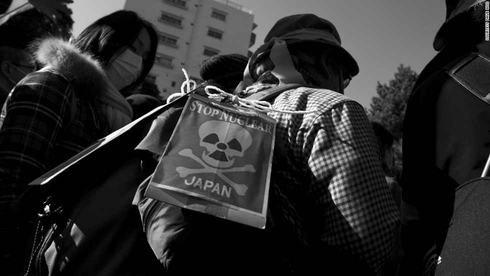 The Fukushima meltdown has caused many Japanese to lash out against nuclear power in the country. &quot;As the date of the one-year mark comes closer, these protests only grow stronger,&quot; said iReporter David Woo.