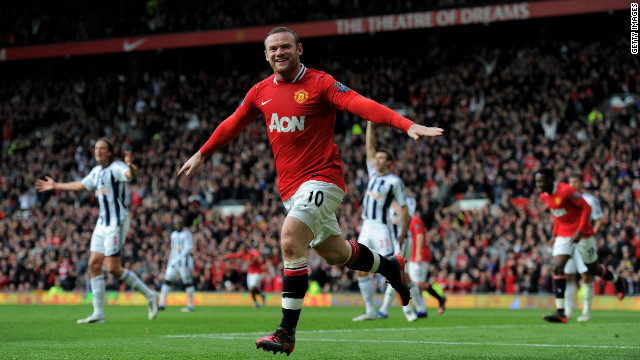 Rooney Double Puts Manchester United Top Of Table Cnn