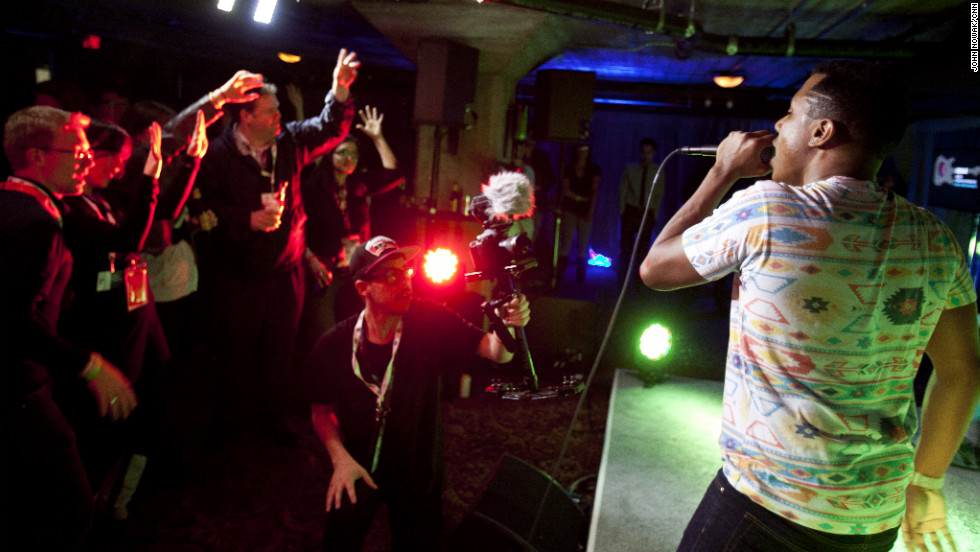 Hip-hop artist Zeale was another one of many live entertainers at the CNN Grill this week.