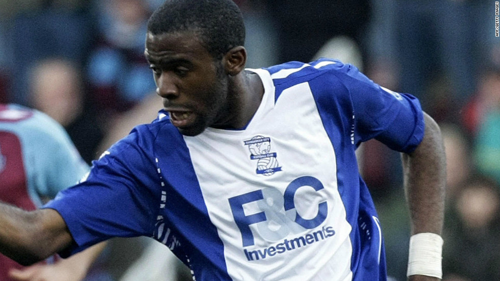 Muamba made his name at Birmingham City, where he made a permanent move in 2007 after impressing while on loan from English Premier League club Arsenal.