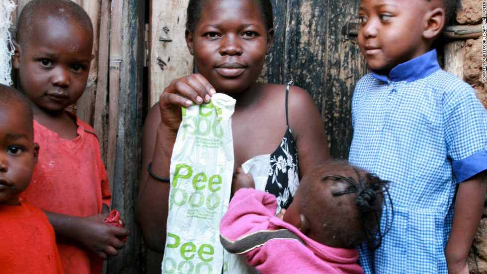 Created by Swedish inventor Anders Wilhelmson, &lt;a href=&quot;http://www.peepoople.com/&quot; target=&quot;_blank&quot;&gt;&quot;Peepoo&quot;&lt;/a&gt; is a biodegradable single-use toilet bag which turns human waste into fertilizer.
