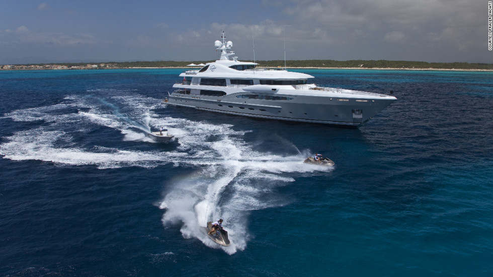 Imagine is 65.5 meters in length and costs &amp;euro;530,000 ($707,000) to charter for one week.