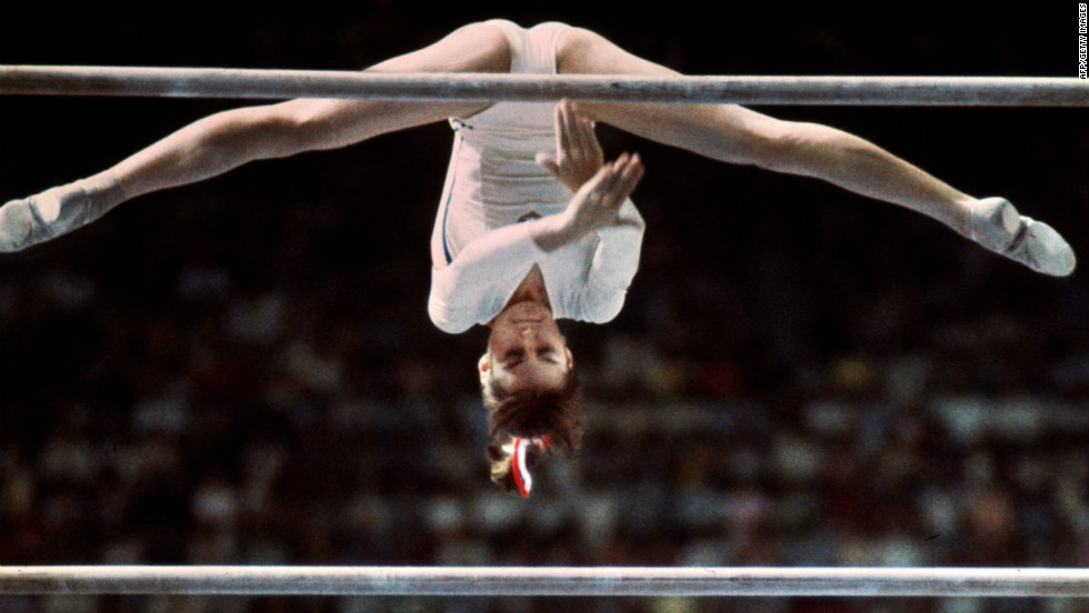 Her effort in the discipline was the first unblemished score in gymnastics during an Olympic competition.