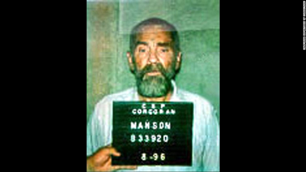 Manson in a 1996 prison photo.